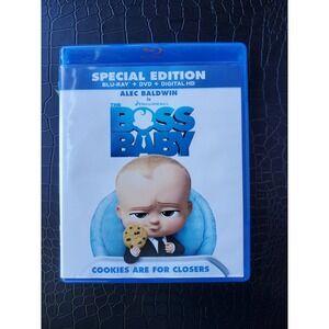 The Boss Baby Blu-ray DVD - Very Good-Steve Buscemi,Jimmy Kimmel,Lisa Kudrow